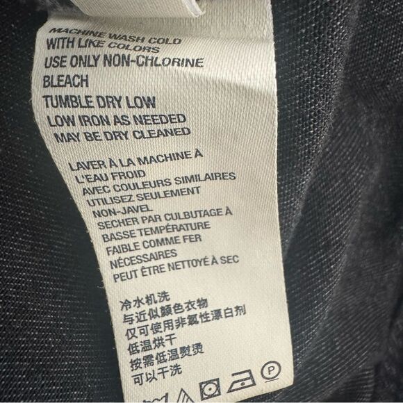 Free People Twirl On Mid-Rise Crop Flare Jeans Size 28 Washed Black High Rise - Picture 7 of 10